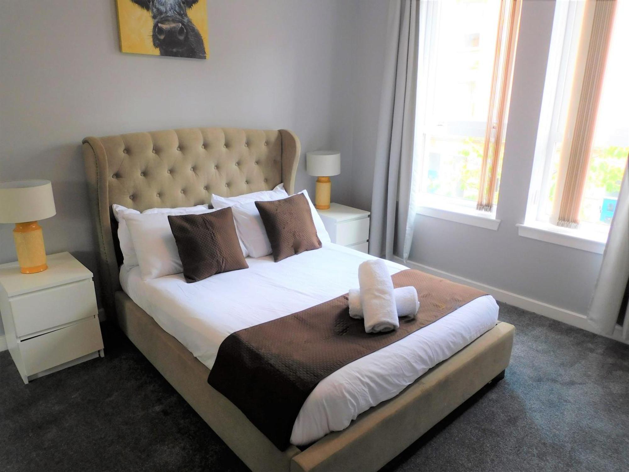 City Centre 2 Bedroom Apt, Close To M8 & Tourist Attractions กลาสโกว์ ภายนอก รูปภาพ